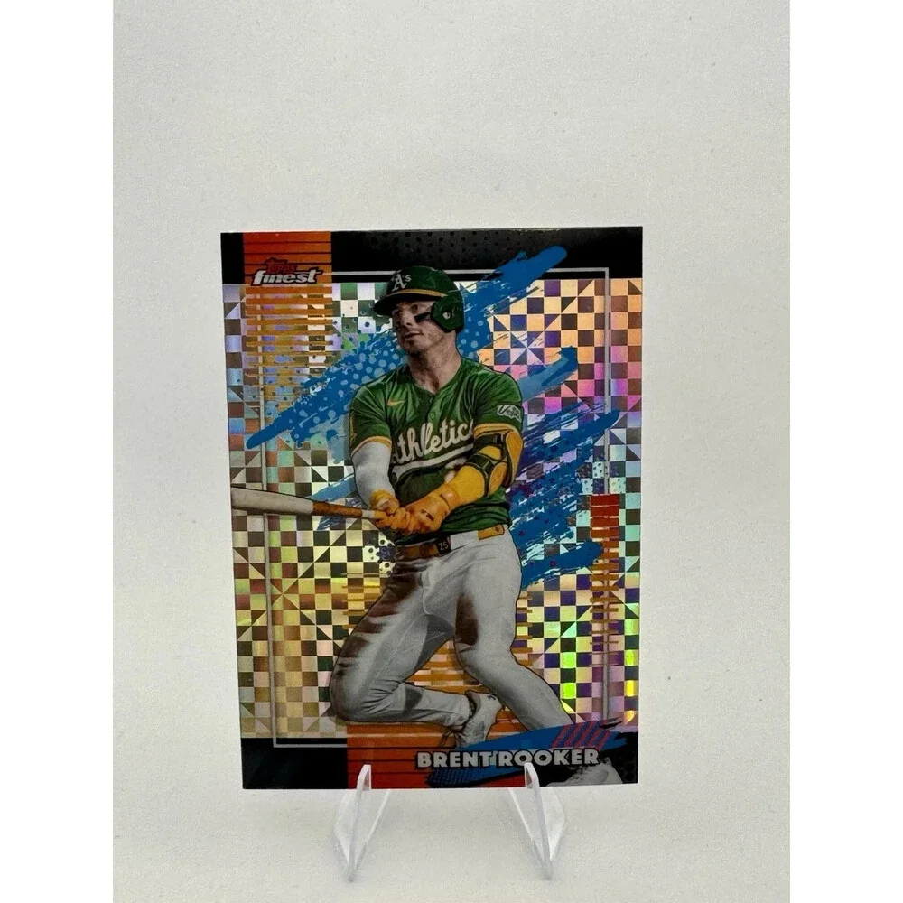 2026 Topps Finest Brent Rooker X Fractor Uncommon #126 As Oakland Athletics